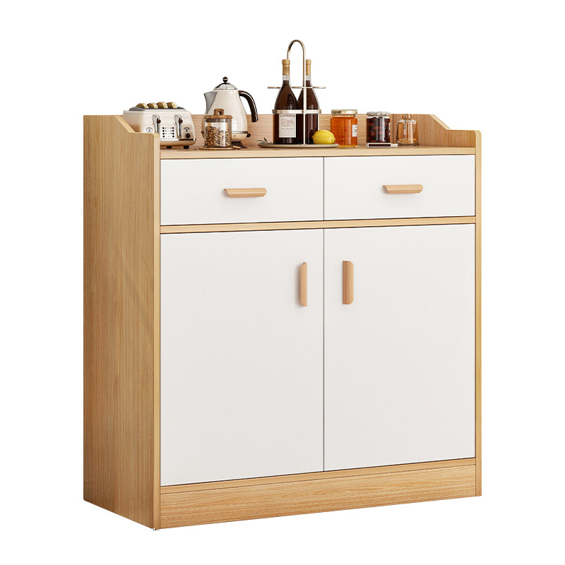 Contemporary Sideboard Engineered Wood Sideboard Table with Storage