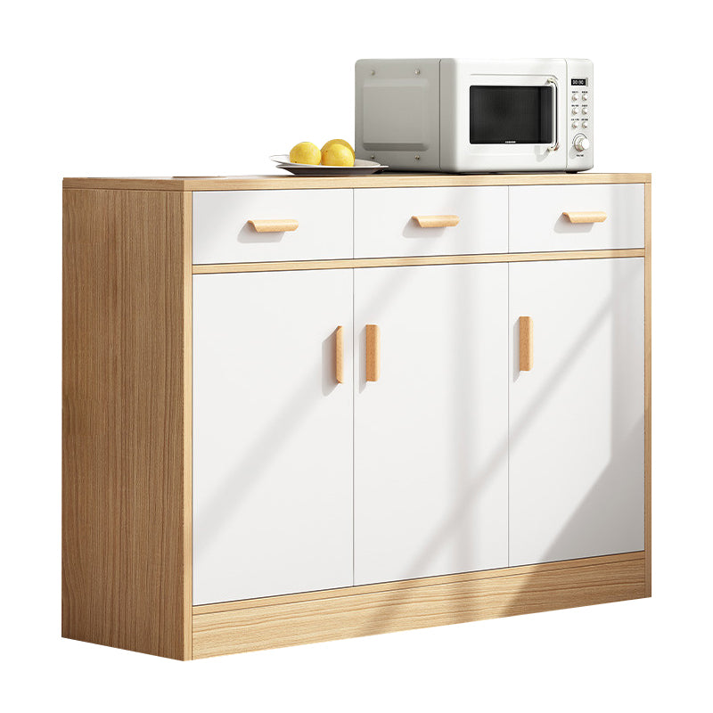 Contemporary Sideboard Engineered Wood Sideboard Table with Storage