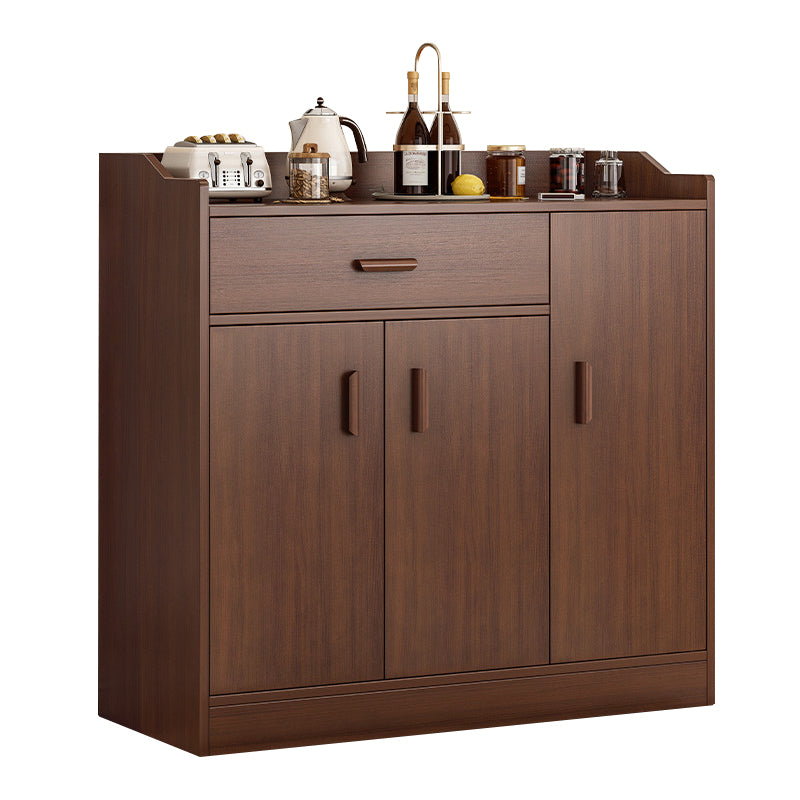 Contemporary Sideboard Engineered Wood Sideboard Table with Storage