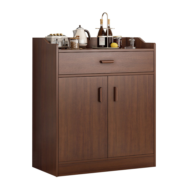 Contemporary Sideboard Engineered Wood Sideboard Table with Storage