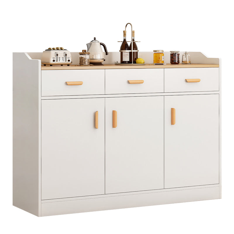 Contemporary Sideboard Engineered Wood Sideboard Table with Storage