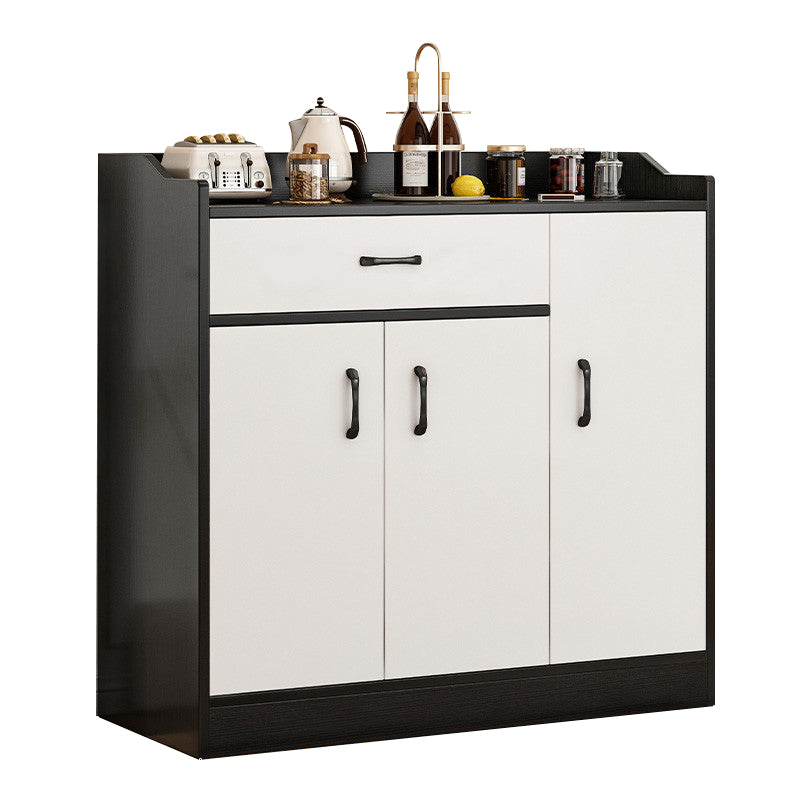 Contemporary Sideboard Engineered Wood Sideboard Table with Storage