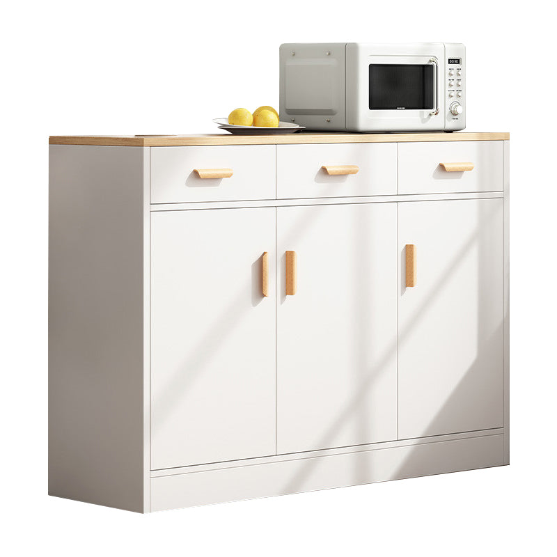 Contemporary Sideboard Engineered Wood Sideboard Table with Storage