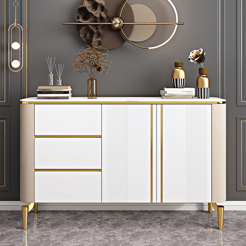 Sintered Stone Kitchen Cabinet Sideboard Luxury Style Storage Sideboard