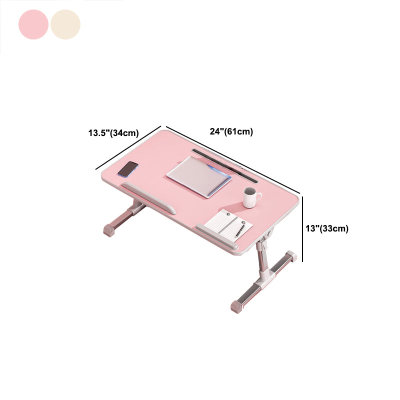 13"H Writing Desk Contemporary Style Office Desk for Dormitory and Bedroom