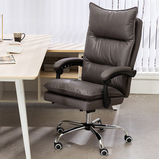 High Back Executive Computer Chair Contemporary Task Chair with Wheels