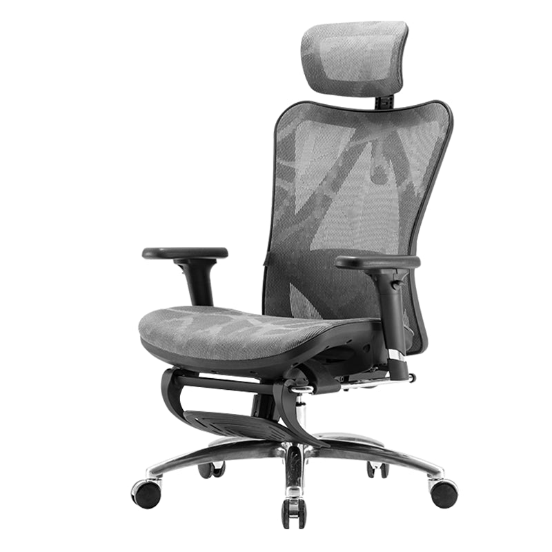 High Back Executive Desk Chair Modern Adjustable Arm Swivel Office Chair