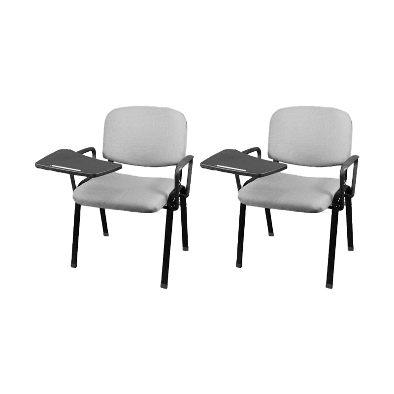 Low-Back Conference Chair Contemporary Upholstered Fixed Arms Chair