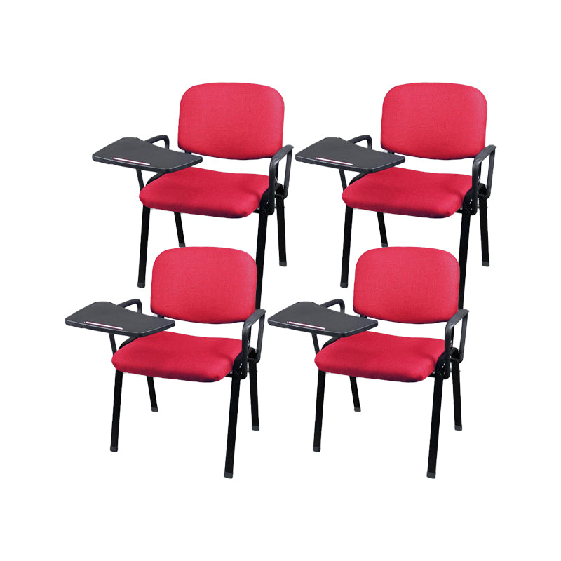 Low-Back Conference Chair Contemporary Upholstered Fixed Arms Chair