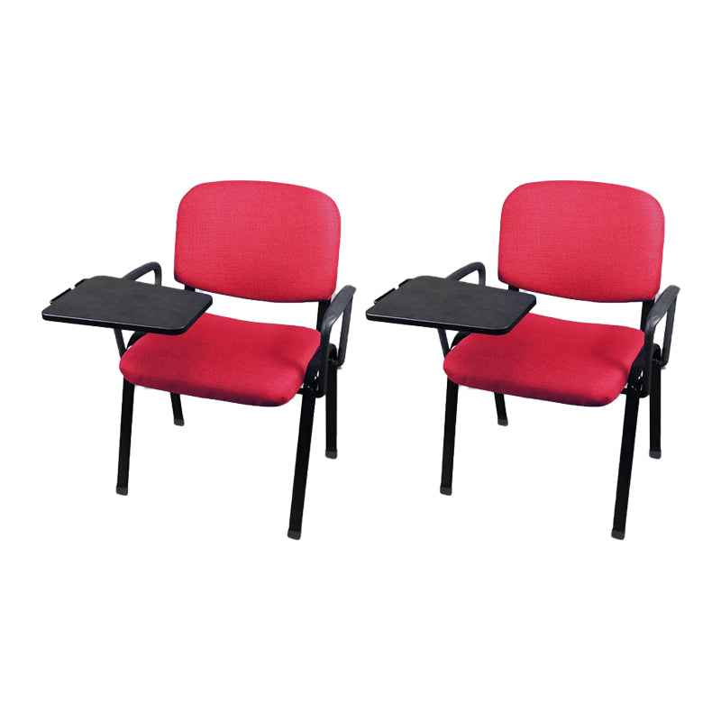 Low-Back Conference Chair Contemporary Upholstered Fixed Arms Chair