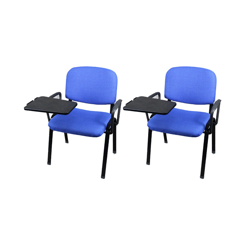 Low-Back Conference Chair Contemporary Upholstered Fixed Arms Chair