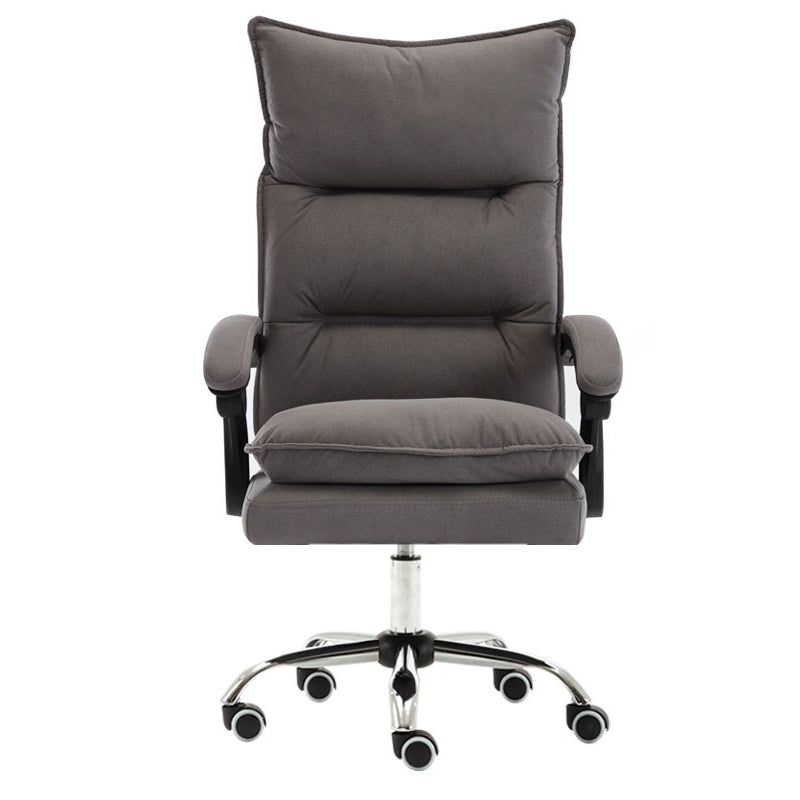 Contemporary Office Chair with Arms Adjustable Task Chair with Wheels