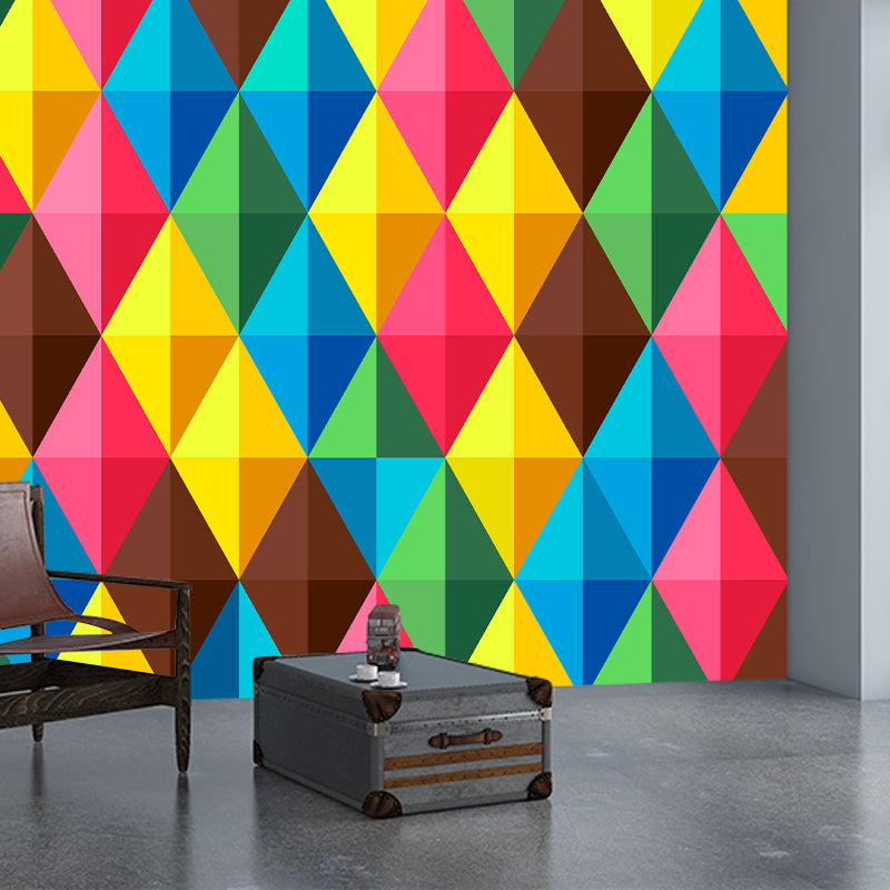 Chromatic Geometry Photography Wallpaper Drawing Room Wall Mural