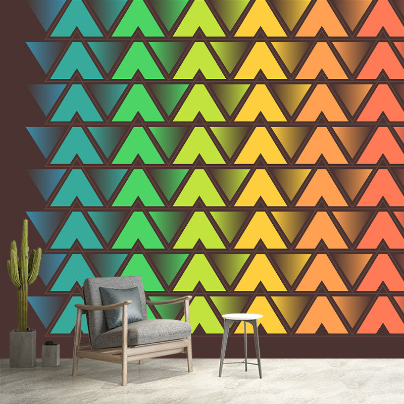 Chromatic Geometry Photography Wallpaper Drawing Room Wall Mural