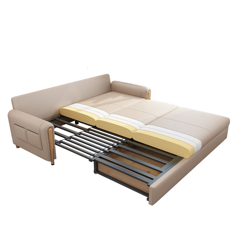 59.06" W √ó 32.68" D √ó 38.58" H Square Arm Sleeper with Storage and Foldable