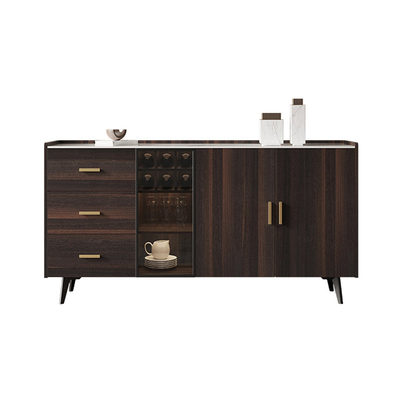 Luxury Style Kitchen Sideboard Sintered Stone Storage Sideboard