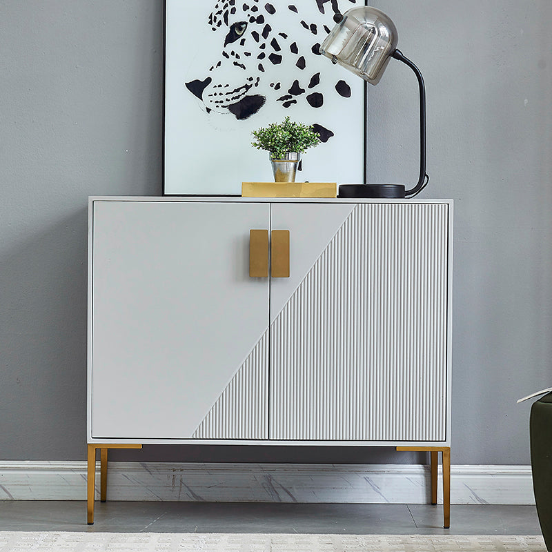 Glam Style Sideboard Engineered Wood Dining Sideboard for Living Room