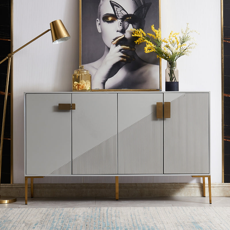 Glam Style Sideboard Engineered Wood Dining Sideboard for Living Room