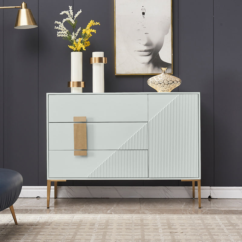 Glam Style Sideboard Engineered Wood Dining Sideboard for Living Room