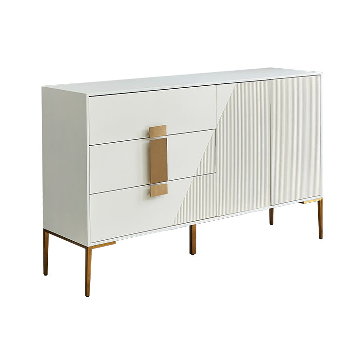 Glam Style Sideboard Engineered Wood Dining Sideboard for Living Room