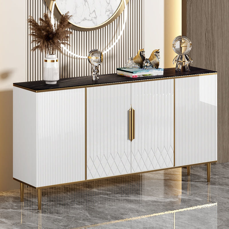 Stone Modern Sideboard Adjustable Shelves Dining Room Sideboard