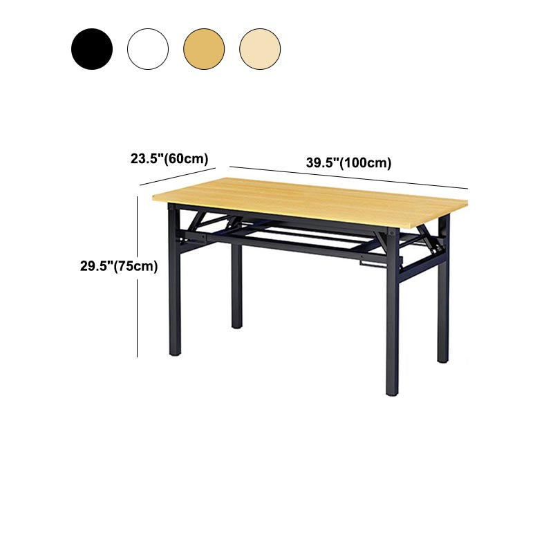 Modern Solid Wood Office Desk Rectangular Writing Desk for Office