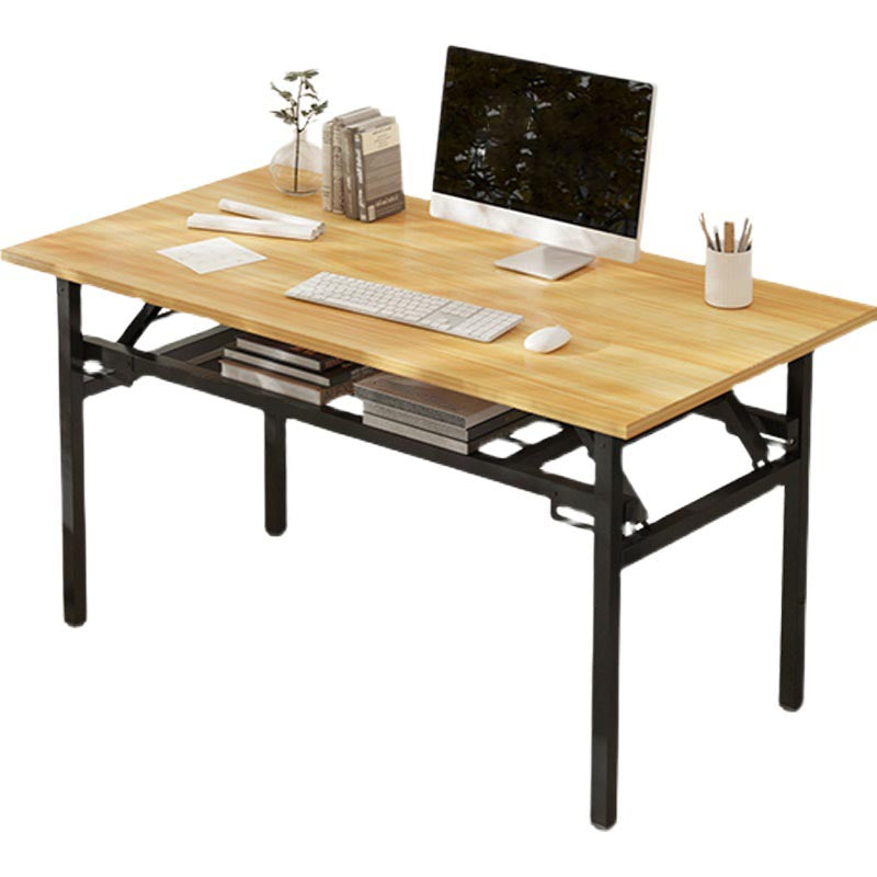 Modern Wood Office Desk in Folding Rectangular Writing Desk for Office