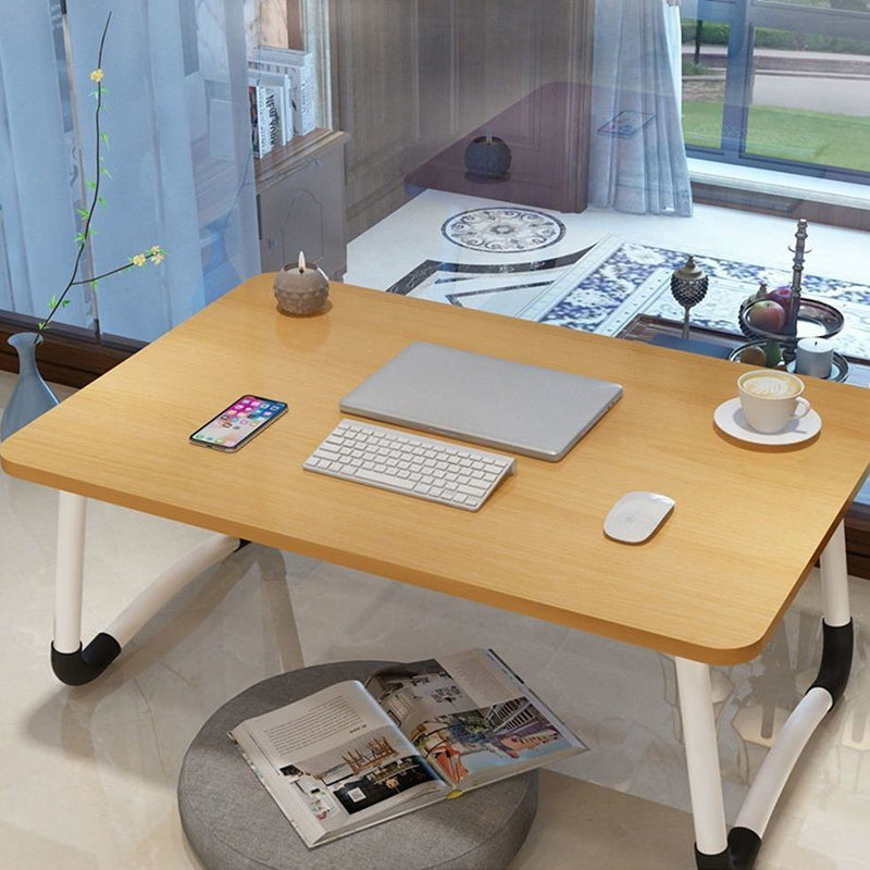 Modern Wooden Office Desk in Folding Rectangular Writing Desk for Home