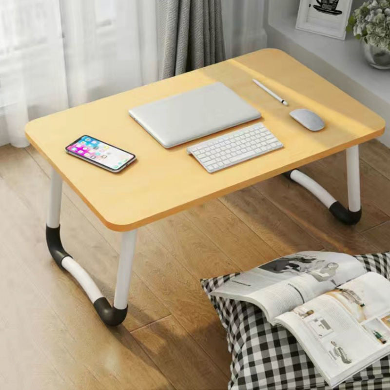 Modern Wooden Office Desk in Folding Rectangular Writing Desk for Home