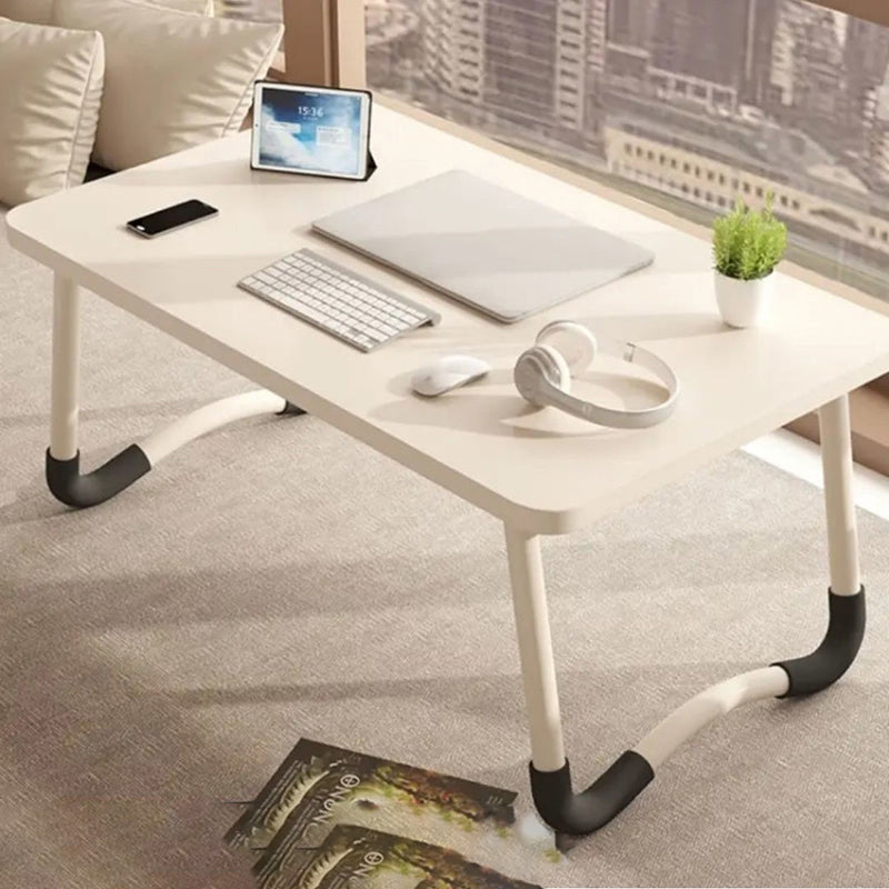 Modern Wooden Office Desk in Folding Rectangular Writing Desk for Home