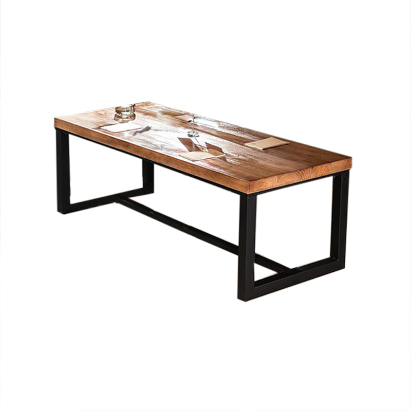 29.53"H Office Desk Solid Wood Contemporary Style Writing Desk for Home Office