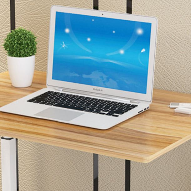 Contemporary Standing Desk Converter Rectangular Height Adjustable Office Desk