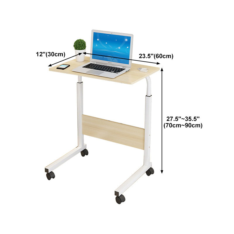 Contemporary Standing Desk Converter Rectangular Height Adjustable Office Desk