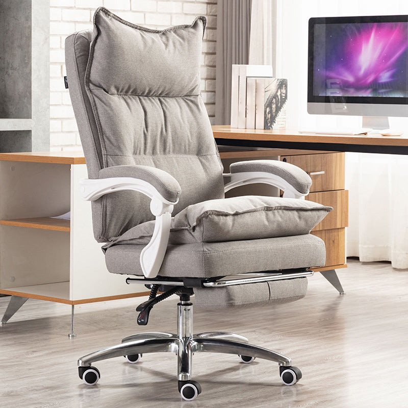 Executive Swivel Office Chair with Padded Arms Modern Task Chair with Wheels