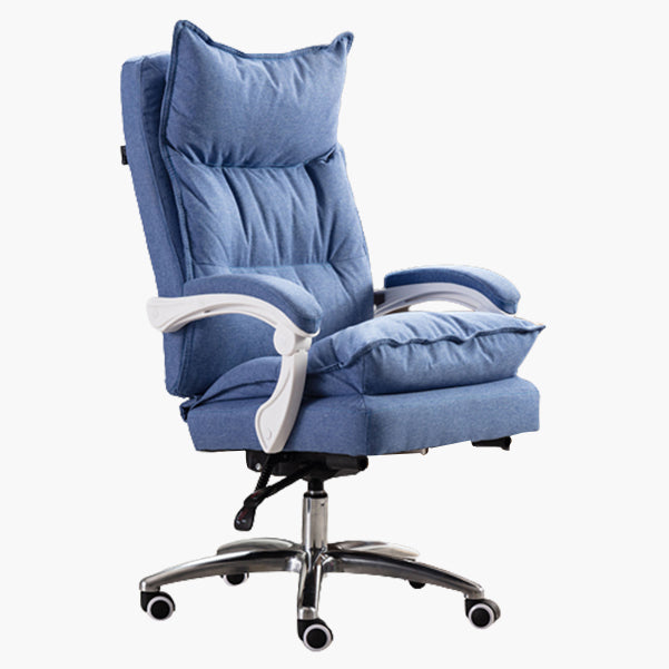 Executive Swivel Office Chair with Padded Arms Modern Task Chair with Wheels