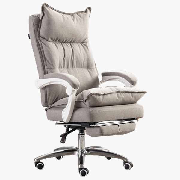 Executive Swivel Office Chair with Padded Arms Modern Task Chair with Wheels