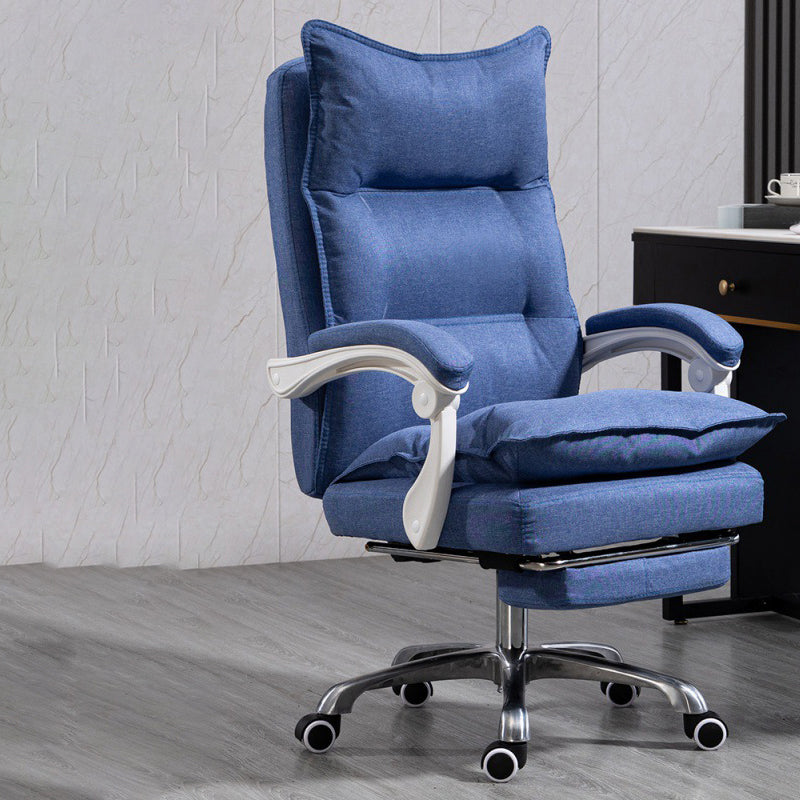 Executive Swivel Office Chair with Padded Arms Modern Task Chair with Wheels