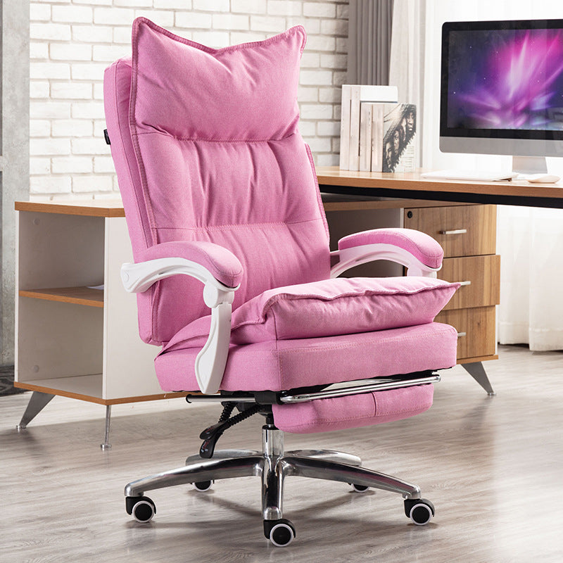 Executive Swivel Office Chair with Padded Arms Modern Task Chair with Wheels