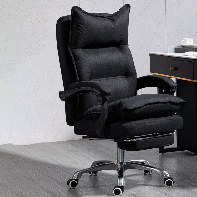 Executive Swivel Office Chair with Padded Arms Modern Task Chair with Wheels