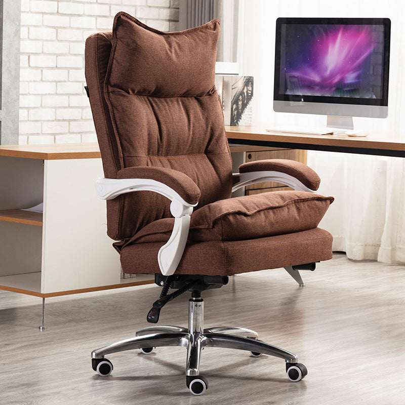 Executive Swivel Office Chair with Padded Arms Modern Task Chair with Wheels