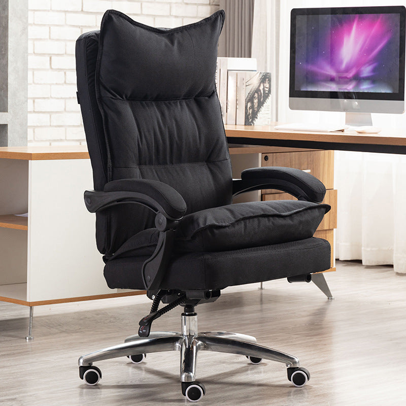 Executive Swivel Office Chair with Padded Arms Modern Task Chair with Wheels