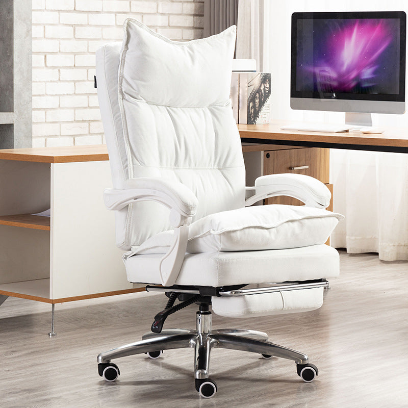 Executive Swivel Office Chair with Padded Arms Modern Task Chair with Wheels