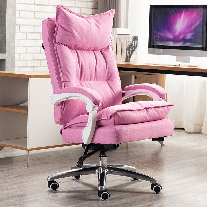 Executive Swivel Office Chair with Padded Arms Modern Task Chair with Wheels