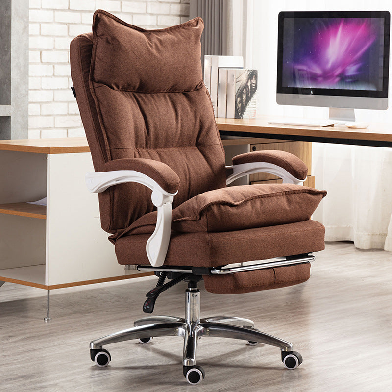 Executive Swivel Office Chair with Padded Arms Modern Task Chair with Wheels