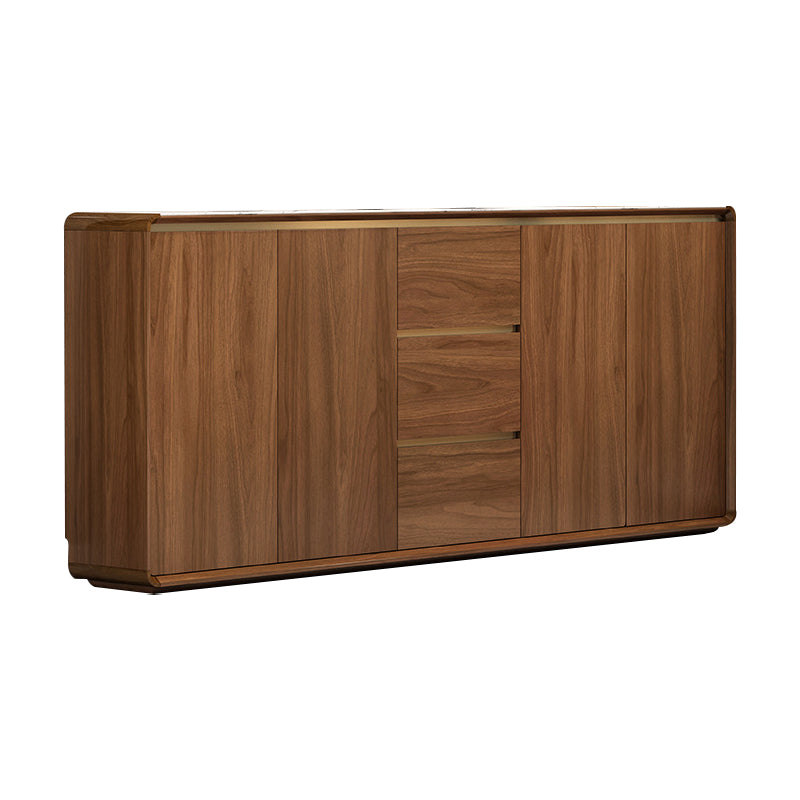 Modern Style Server Sintered Stone Top Sideboard with Door and Drawer for Dining Room