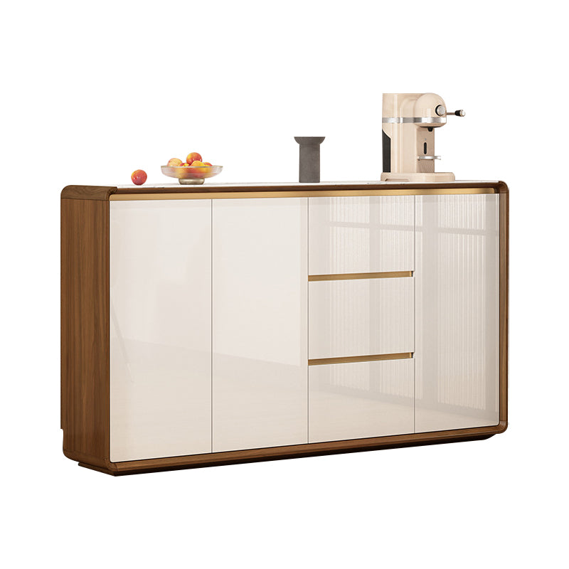 Modern Style Server Sintered Stone Top Sideboard with Door and Drawer for Dining Room