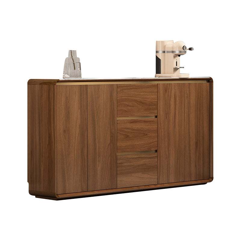 Modern Style Server Sintered Stone Top Sideboard with Door and Drawer for Dining Room