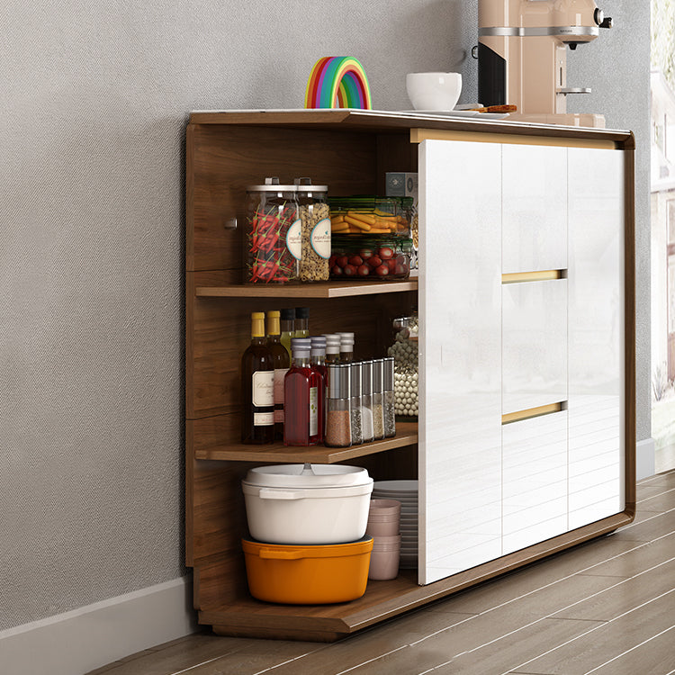 Modern Style Server Sintered Stone Top Sideboard with Door and Drawer for Dining Room