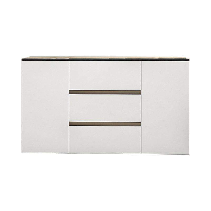 Glam 3-drawer Sideboard Engineered Wood Dining Sideboard for Living Room