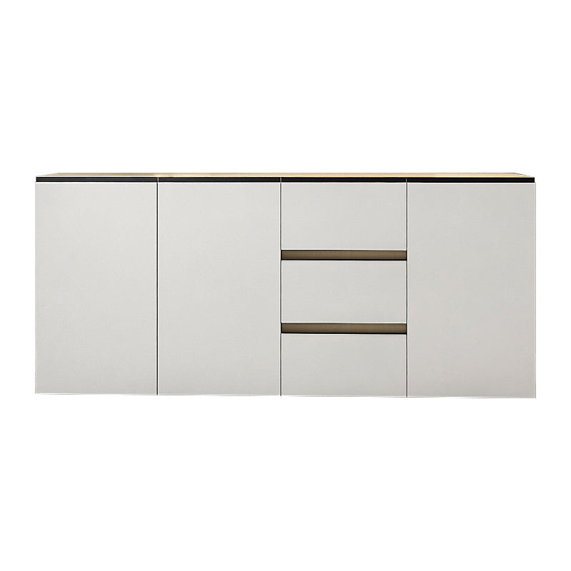 Glam 3-drawer Sideboard Engineered Wood Dining Sideboard for Living Room